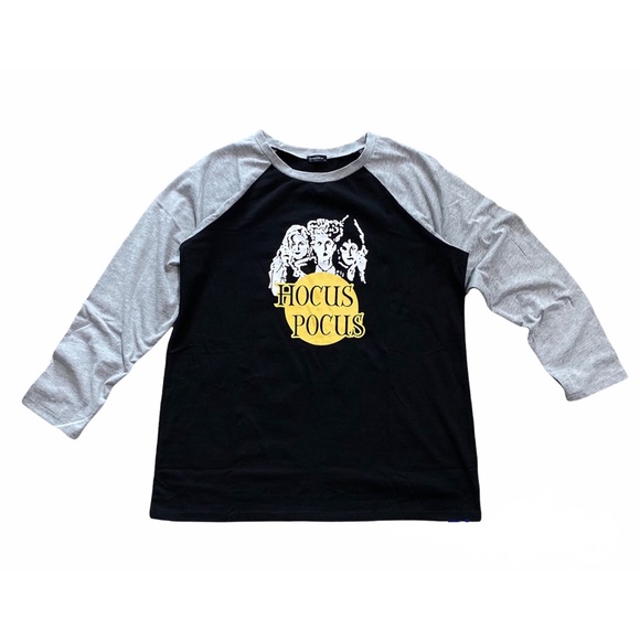 ❗️FINAL❗️ HOCUS POCUS Halloween Raglan Shirt - Picture 1 of 4